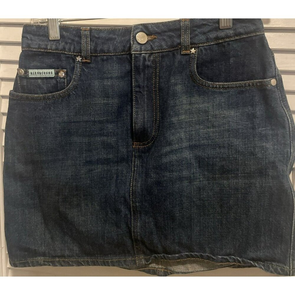 Alexa Chung Denim Skirt Size 28